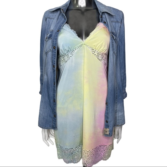 La Senza Upcycled Nightie Tie Dye Slip - Picture 3 of 5